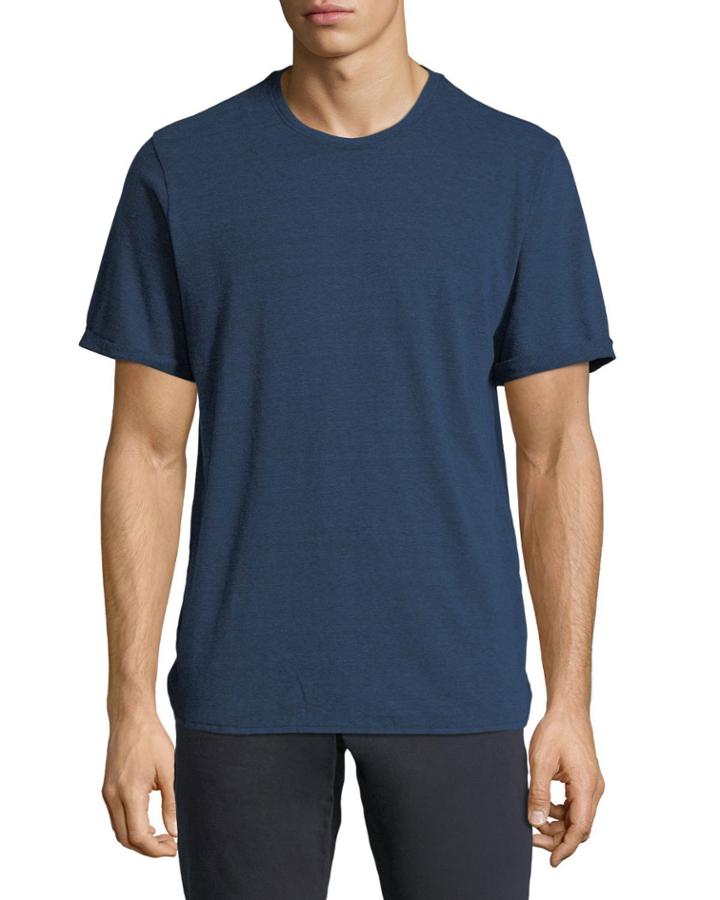 Bullit Crewneck Vintage Tee, Blue