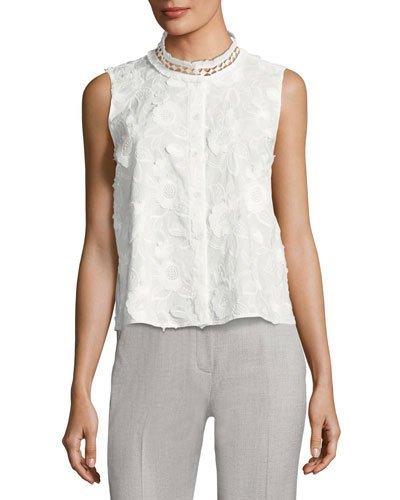 Analise Floral Button-floral Blouse