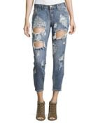 Free Birds Short-rise Capri Jeans, Brave