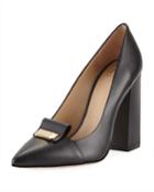 Grayson Leather Pumps W/