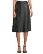 Studded A-line Midi