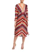 Edie V-neck 3/4-sleeve