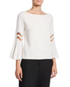 Flutter Sleeve Pullover
