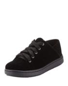 Clifton 3 Velvet Lace-up Low-top