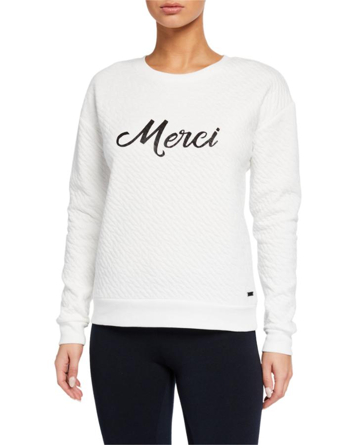 Merci Puff Knit Drop-shoulder