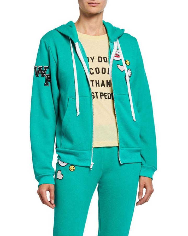 Patches Regan Zip-front Hoodie