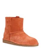 Classic Unlined Mini Booties, Orange