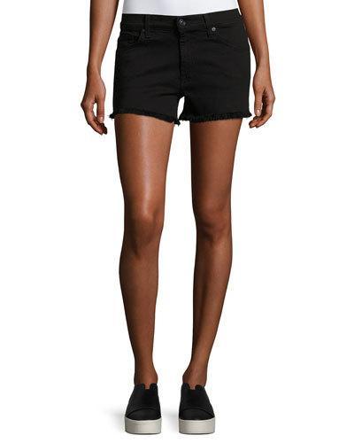 Cutoff Unfinished-hem Denim