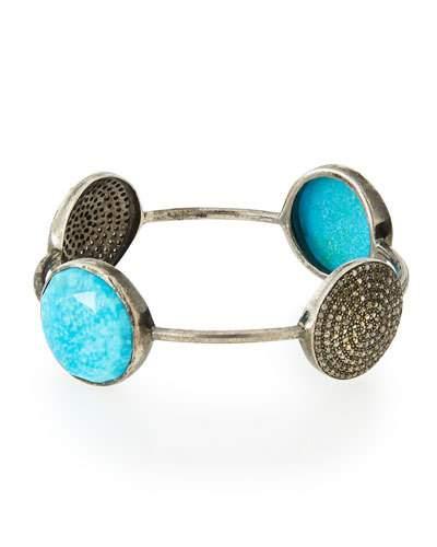 Turquoise & Pave Diamond