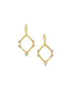 Visionary Fusion Open-drop Clover Earrings