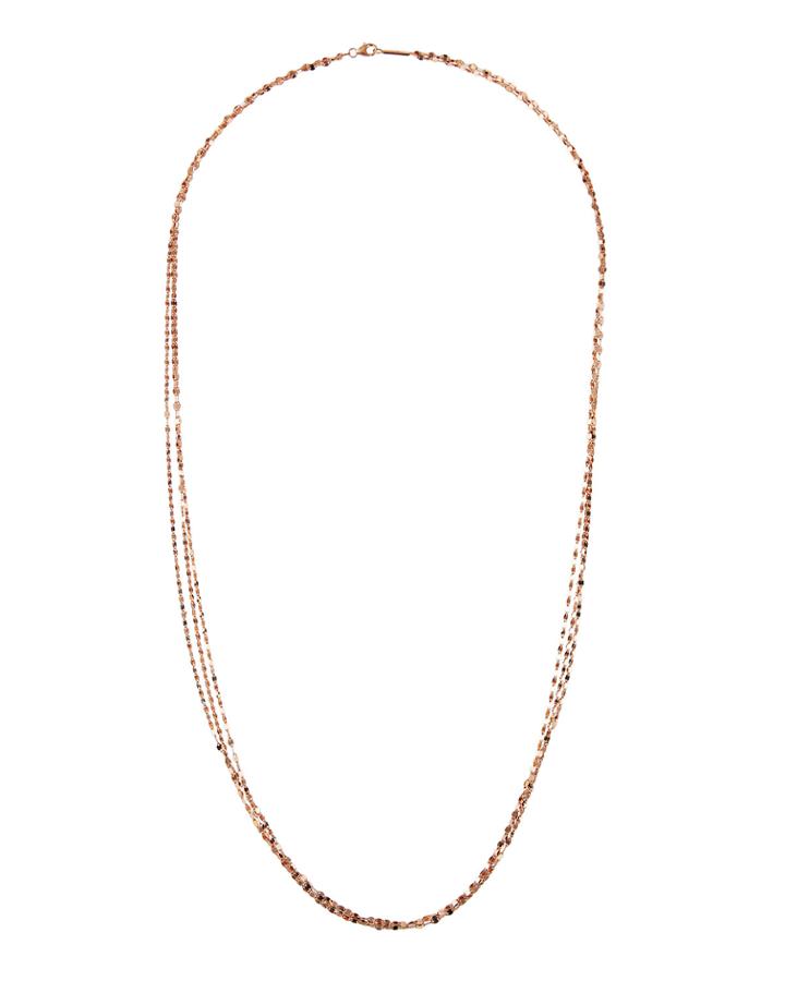 14k Rose Gold Blake 3-chain Necklace