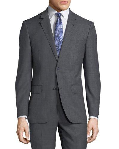 Two-button Windowpane Two-piece