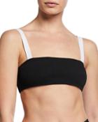 Lili Smocked Bandeau Bikini Top