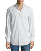 Men's Striped Basic-fit Button-down Shirt,