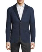 Patched Jacquard Jacket