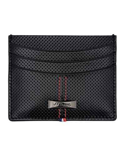 Mclaren D&eacute;fi Perforated Leather Card Case,