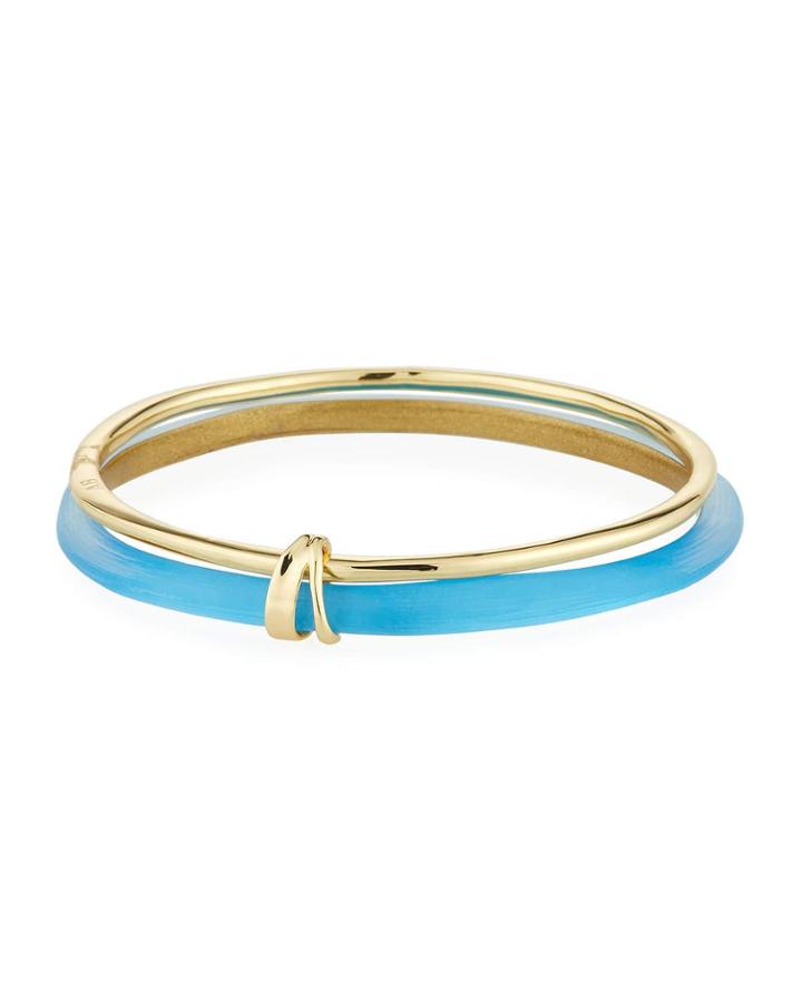 Liquid Paired Bangle Bracelet