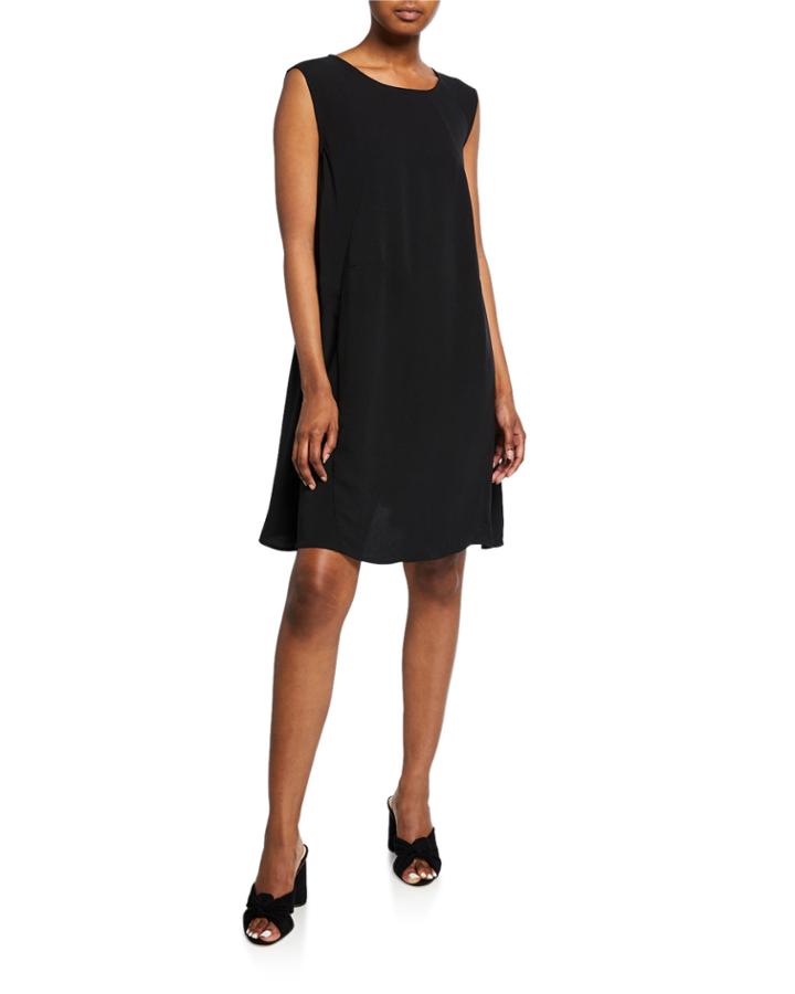 Trapeze Sleeveless Dress