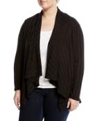 Simone Rib-knit Cardigan,