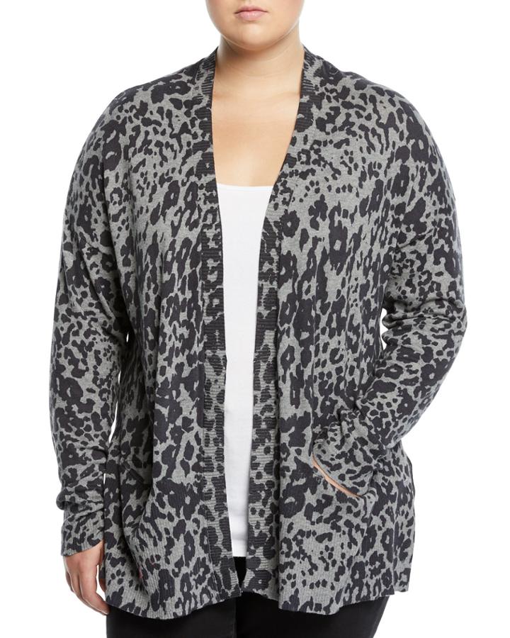 Leopard Print Cardigan,