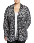 Leopard Print Cardigan,