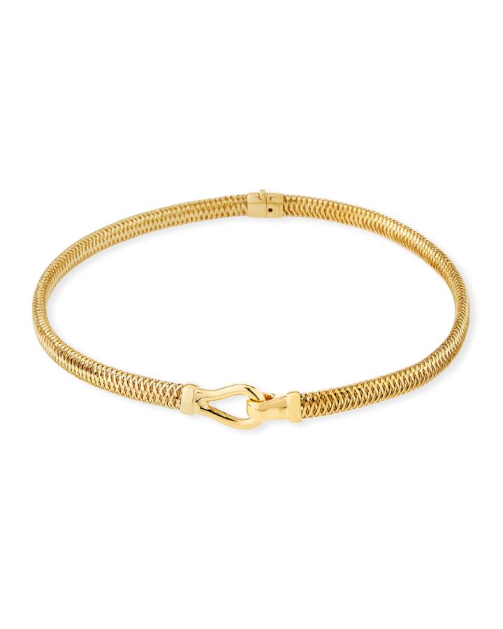 18k Primavera Mesh Choker Necklace