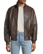 Men's Barracuda Leather Zip-front Jacket
