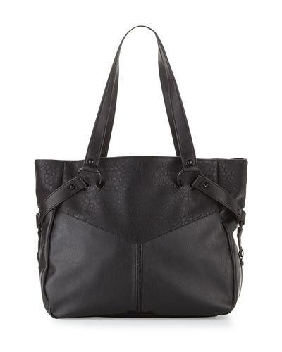 Kate Faux-leather Tote Bag, Black