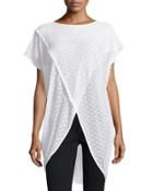 Emily Eyelet Tee, Natural