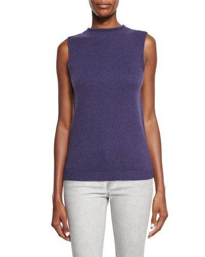 Sleeveless High-neck