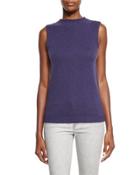 Sleeveless High-neck