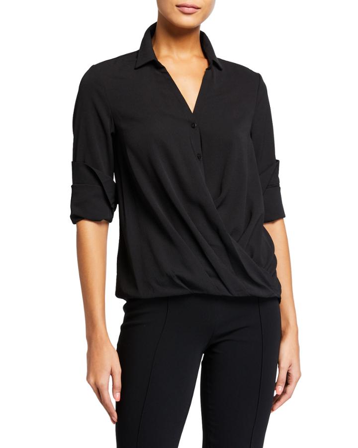 Crum Catcher Johnny Collar Top