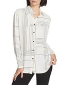 James Linking Lines Drape Cloth Blouse