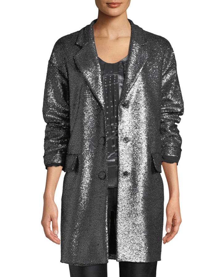 Metallic Boucle