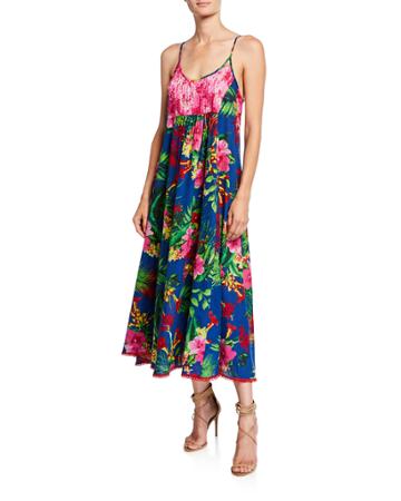 Astrid Hibiscus Pleated-front