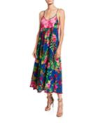Astrid Hibiscus Pleated-front