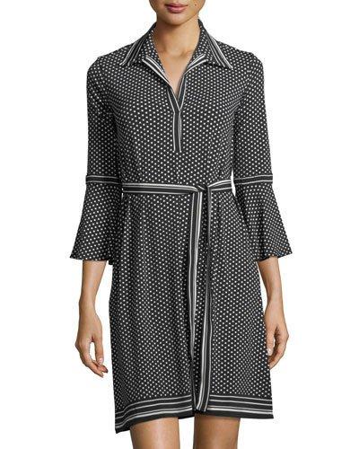 Belted Polka-dot