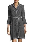 Belted Polka-dot