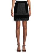 Lace-embroidered Velvet