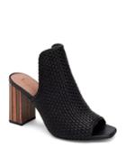 Fabianna Woven Leather Wooden-heel