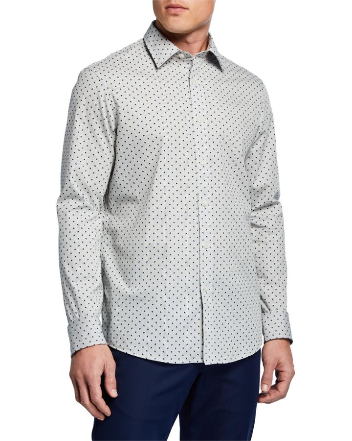 Men's Striped Rob Print