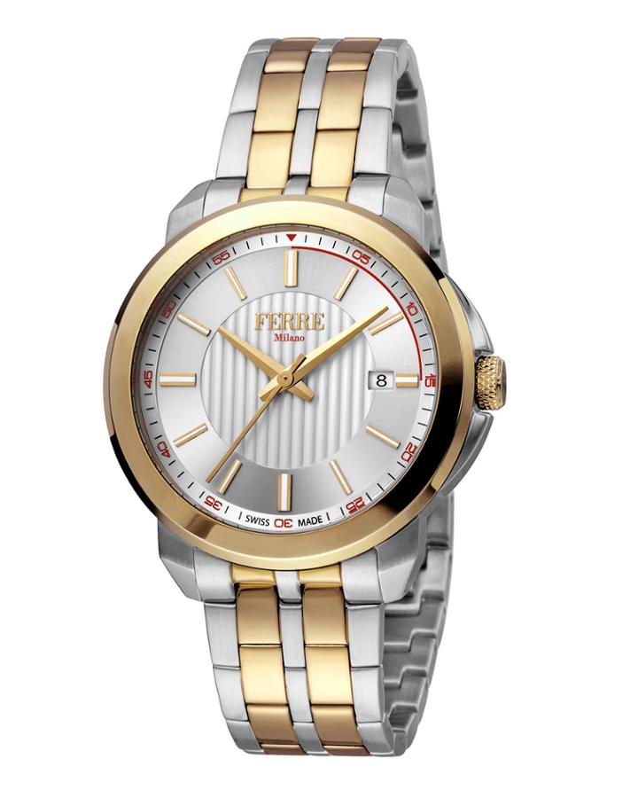 Men's 41mm Uomo Genova Bracelet Watch, Two-tone