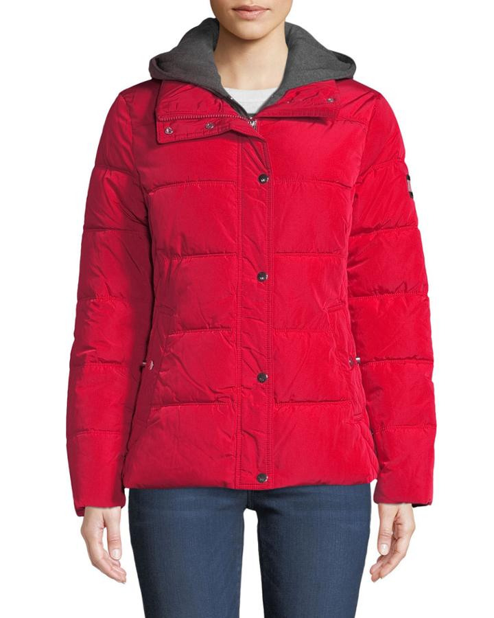Puffer Jacket W/ Removable Hoodie Insert