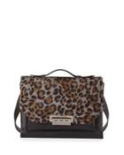 Eartha Envelope Courier Shoulder Bag, Charcoal