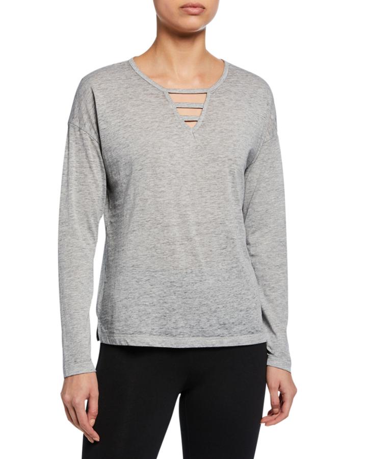 Icy Wash V-neck T-shirt