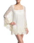 Nicolette Sheer Lace Coverup Dress