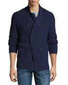 Double-breasted Cotton Cardigan