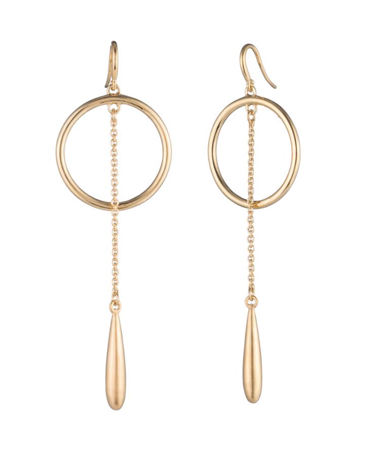 Teardrop Hoop Earrings