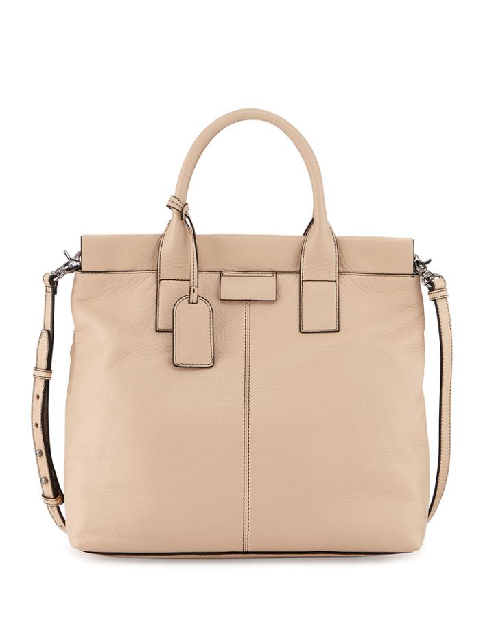 Badgley Mischka Helene Leather Tote Bag,