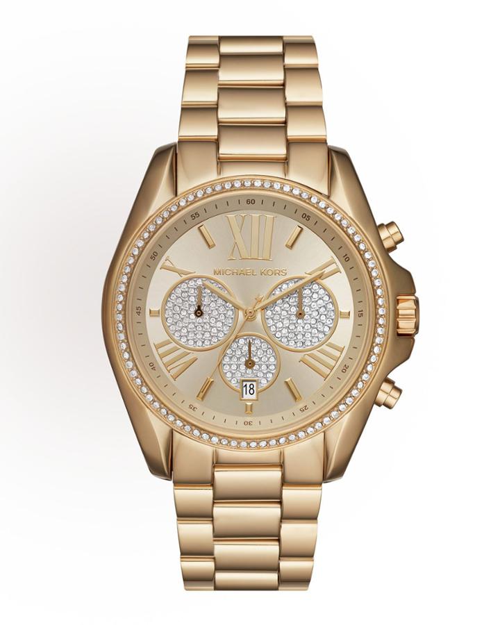 43mm Bradshaw Chronograph Bracelet Watch, Golden